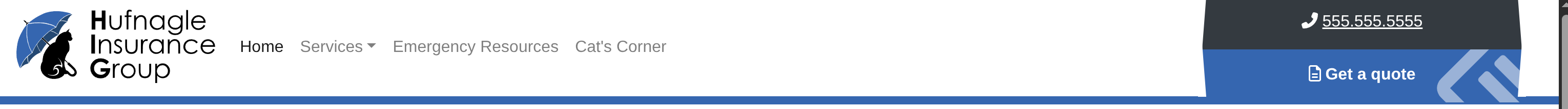 Insurance Site Image Nav Bar